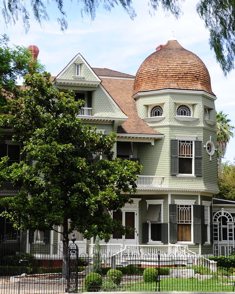 The Heritage House, a Victorian landmark on Magnolia Avenue in Riverside